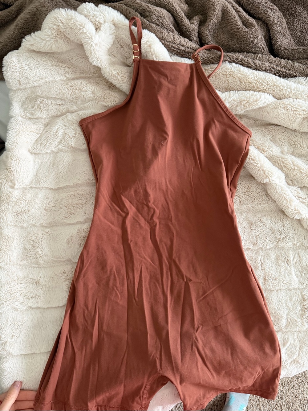 BuffBunny Ivy Bodysuit-Brady Brown-M
